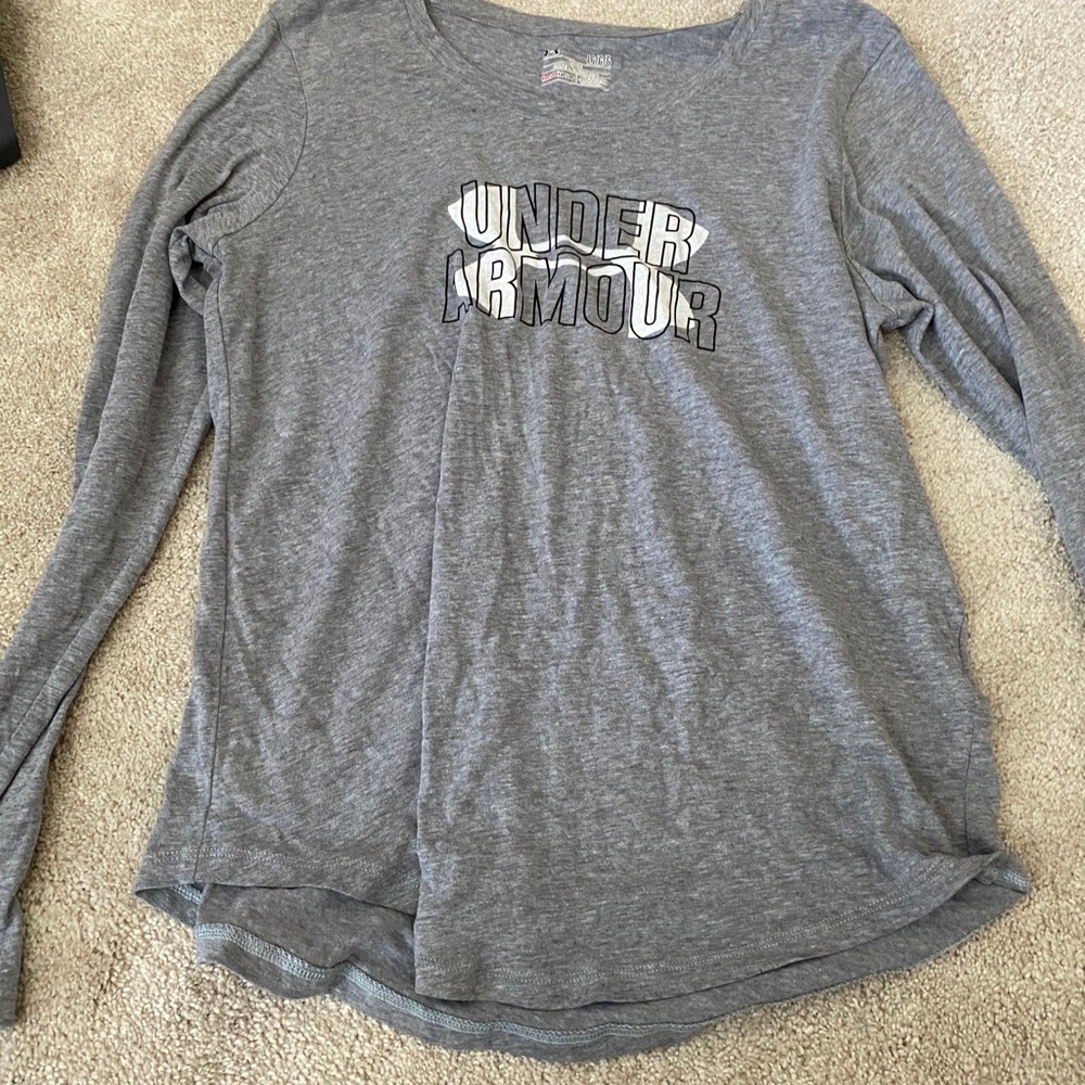 Grey Under Armour Long Sleeve